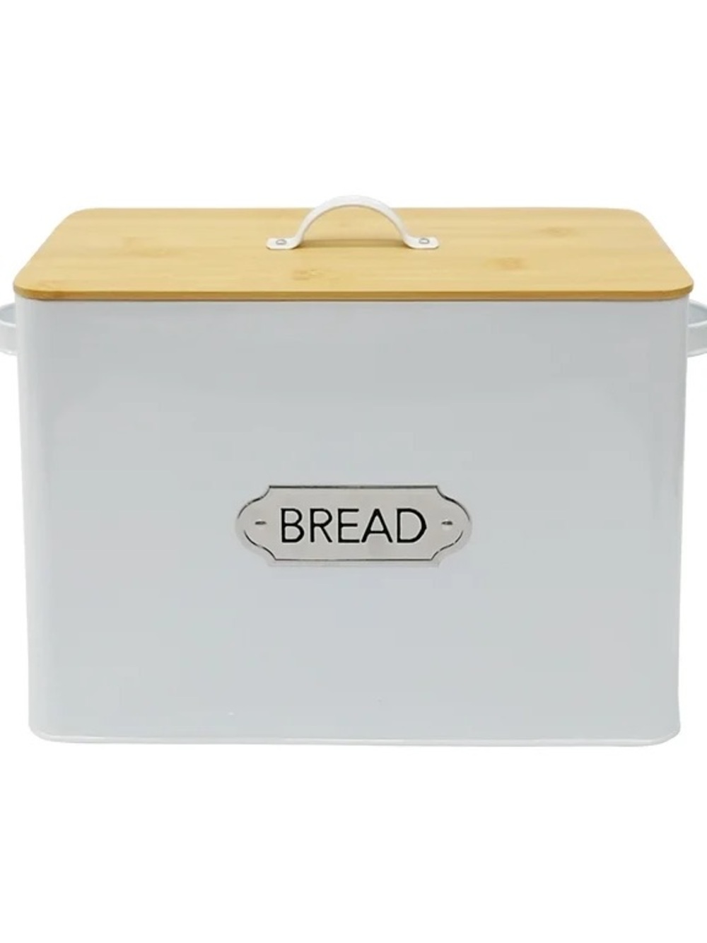 White Ashland Farmhouse Bread Box